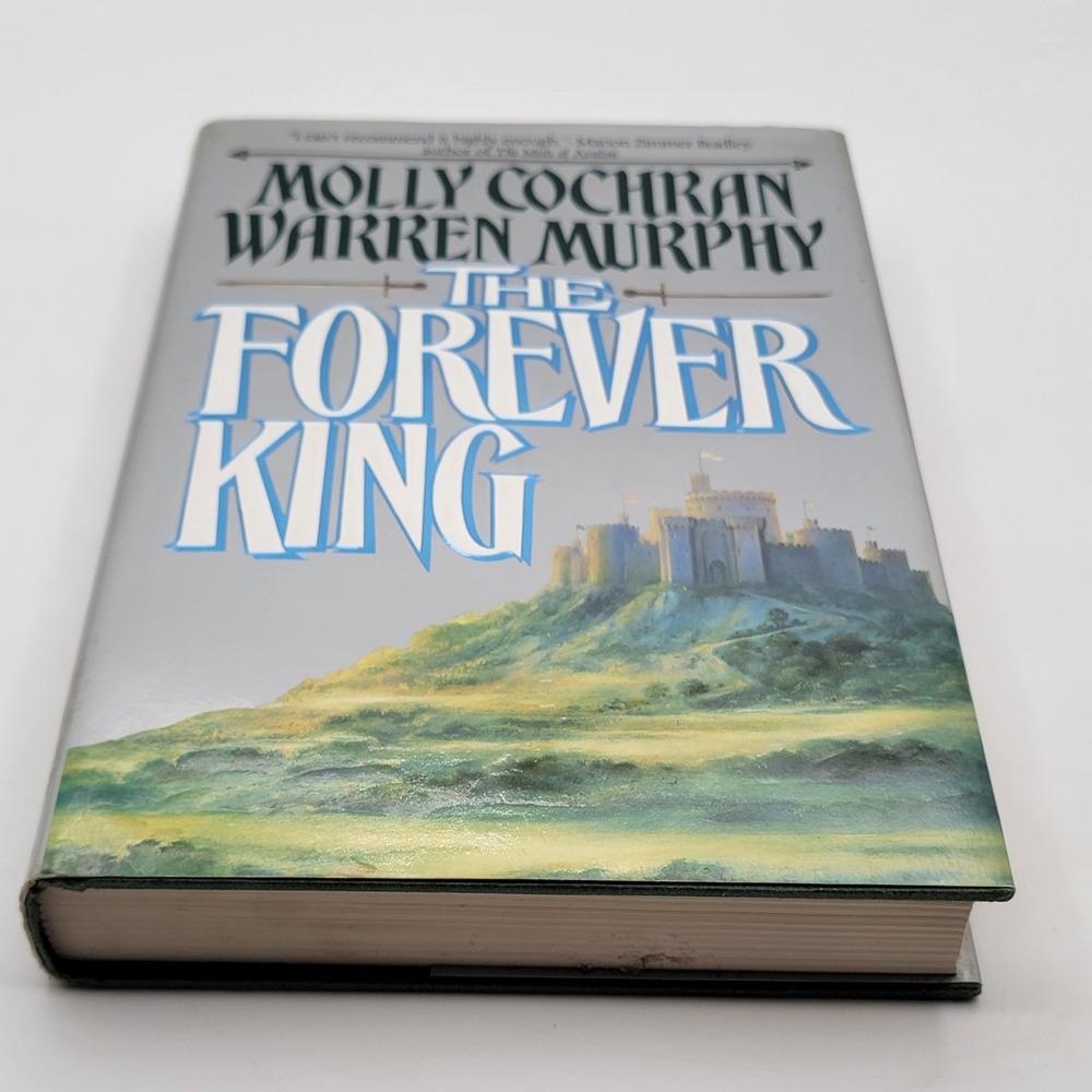 Molly Cochran The Forever King Hardcover 1st Edition 1st Print Arthurian Good
